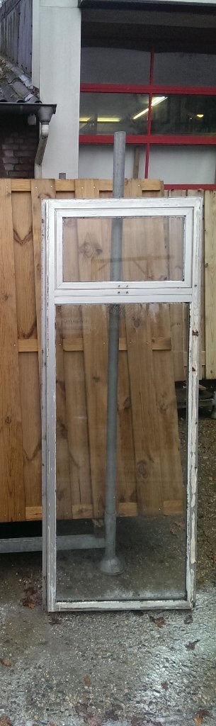 Aluminium raamkozijn inclusief glas, Doe-het-zelf en Verbouw, Ophalen, Gebruikt, Raamkozijn, Aluminium