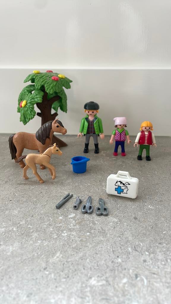 Playmobil paarden setje, Ophalen of Verzenden, Zo goed als nieuw