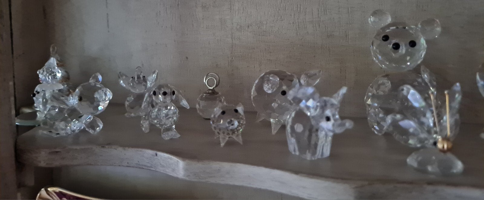 Verzameling kristallen beeldjes - diverse dieren, Verzamelen, Ophalen, Zo goed als nieuw, Figuurtje