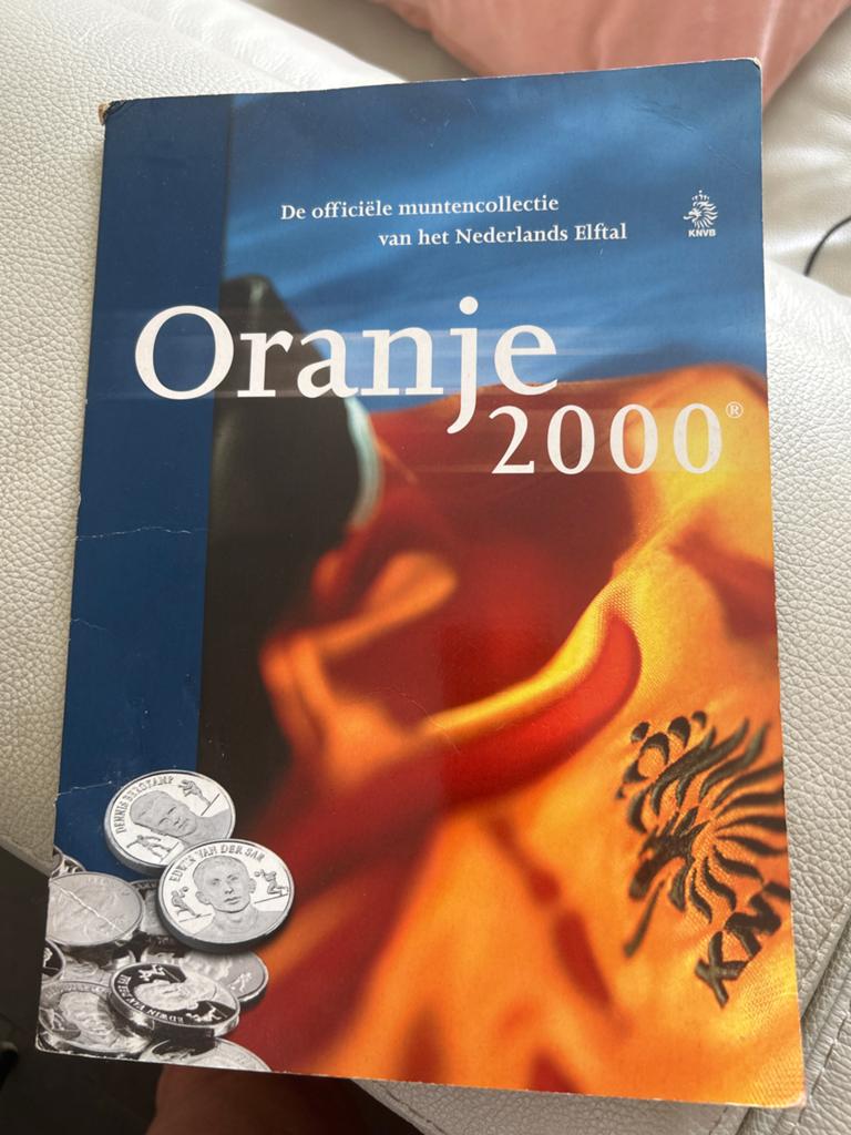 Oranje 2000: muntencollectie knvb Nederlands Elftal, Ophalen of Verzenden, Koningin Beatrix, Overige waardes, Setje