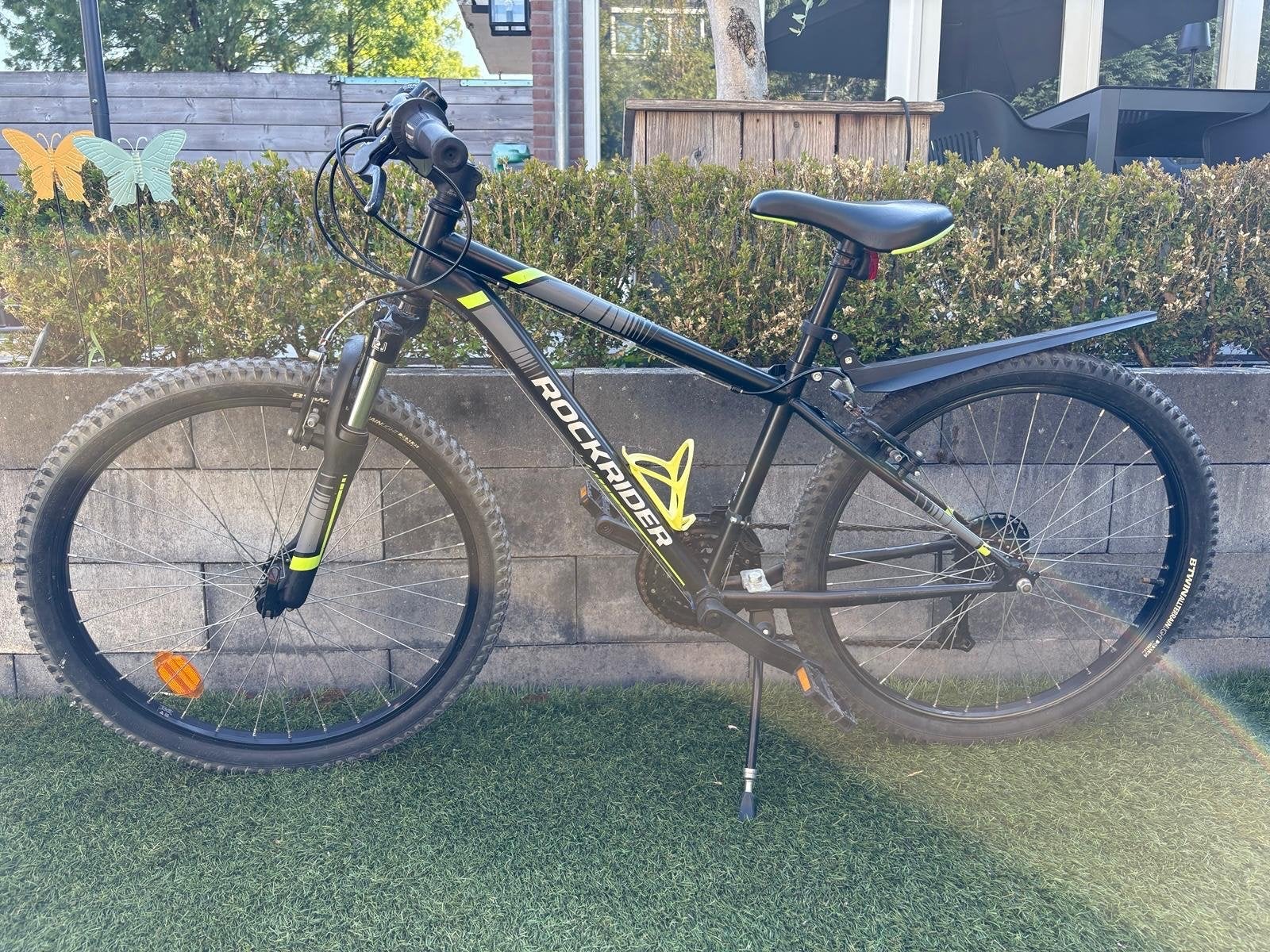 Rockrider 24 inch kinderfiets 18 versnellingen, Gebruikt, Hardtail, Ophalen, Overige merken