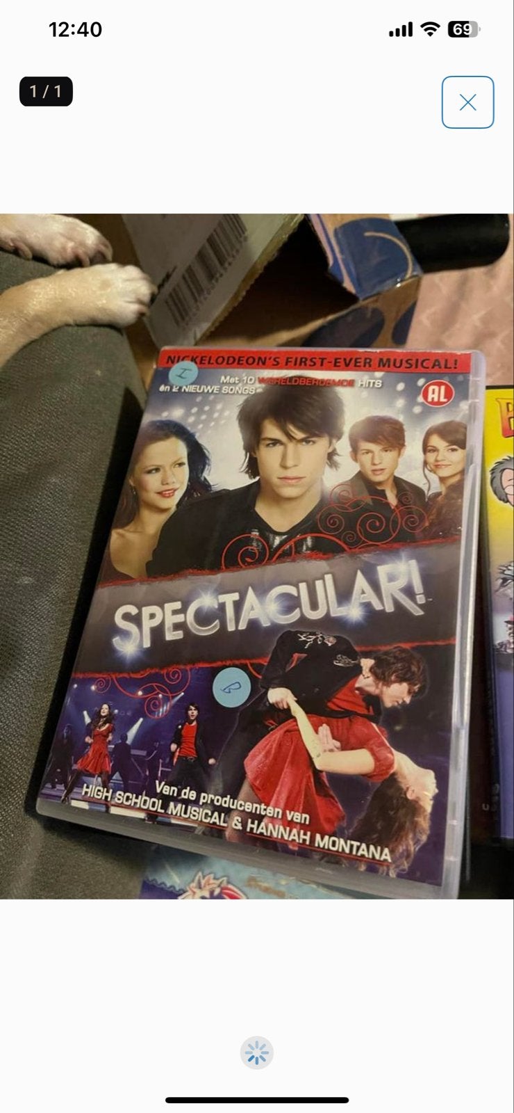 Spectacular! Musical DVD - Nickelodeon's First-Ever Musical, Gebruikt, Alle leeftijden, Overige genres, Ophalen of Verzenden