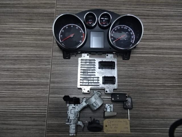 ECU Opel Meriva B bj 2015 B14XER complete set 1.4 16v, Gebruikt, -, -, Opel