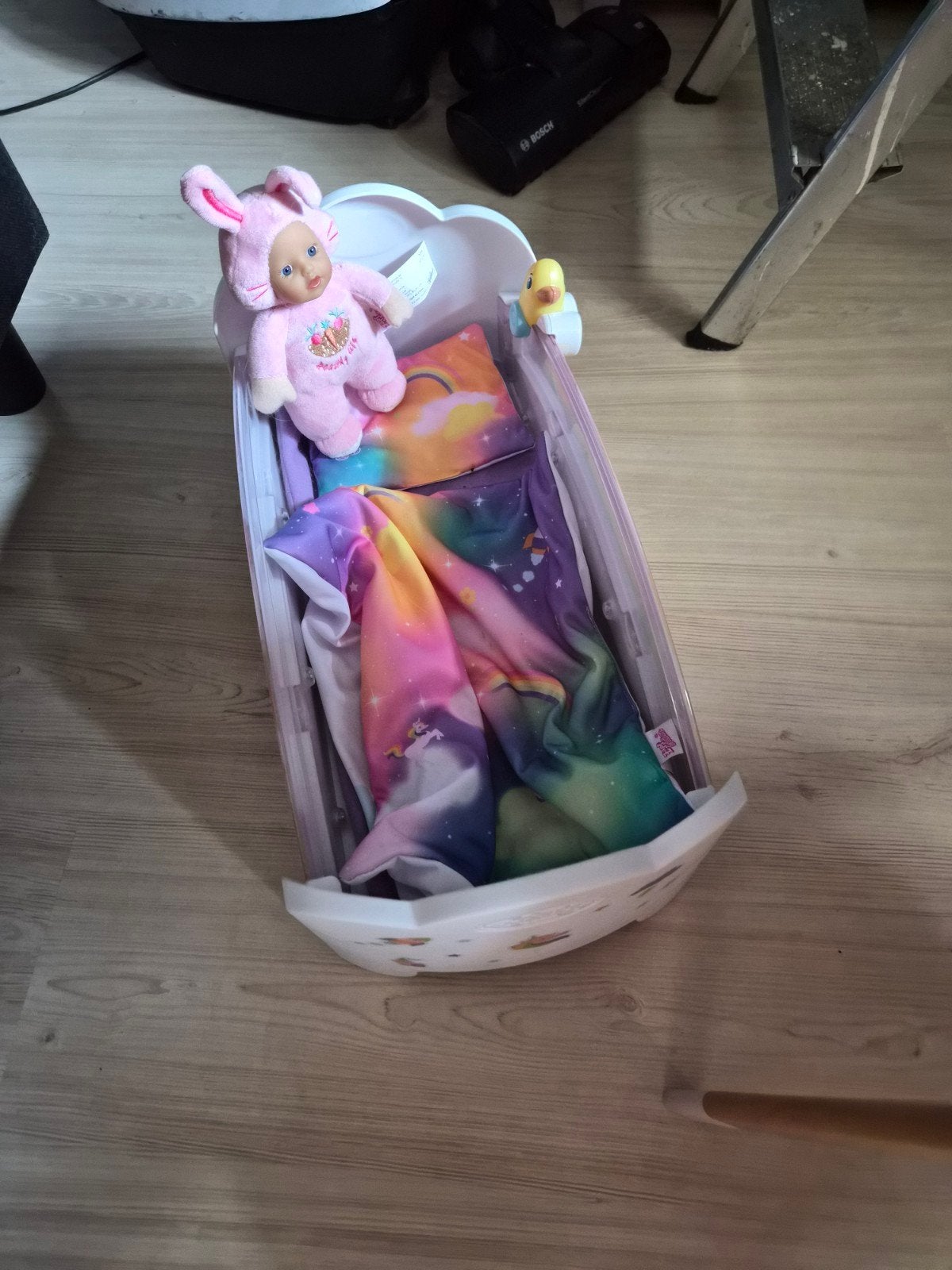Baby born bedje, Kinderen en Baby's, Speelgoed | Poppen, Ophalen of Verzenden, Zo goed als nieuw, Babypop