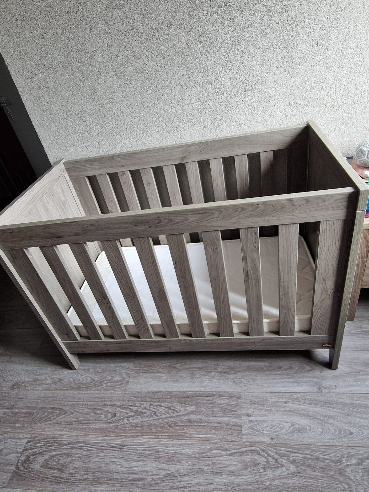 Mooi ledikant met matras en aankleding - Gorinchem, Gebruikt, 70 tot 85 cm, 140 tot 160 cm, Ophalen