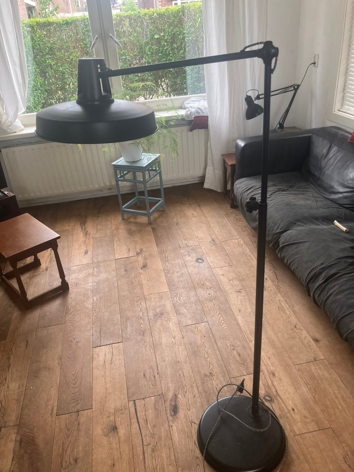 Vloerlamp 140 hoog op foto, verstelbaar, Ophalen, Zo goed als nieuw, 150 tot 200 cm