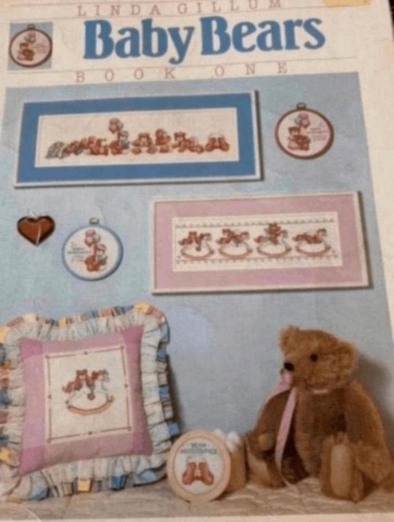 BORDUURPATROON DIMENSIONS BABY BEARS, Verzenden, Zo goed als nieuw, Handborduren, Patroon