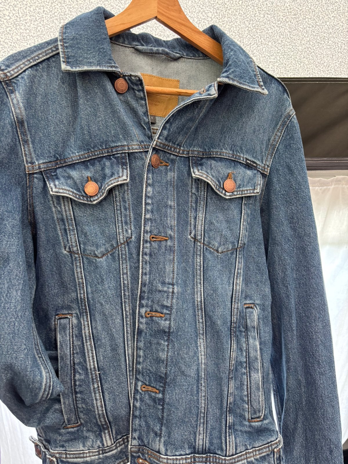 Spijkerjas, Ophalen of Verzenden, Zo goed als nieuw, Blauw