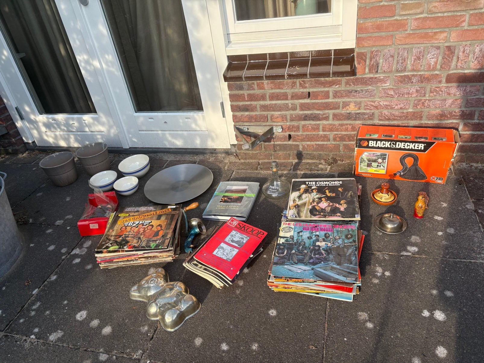 Partij rommelmarkt spullen, Ophalen, Zo goed als nieuw