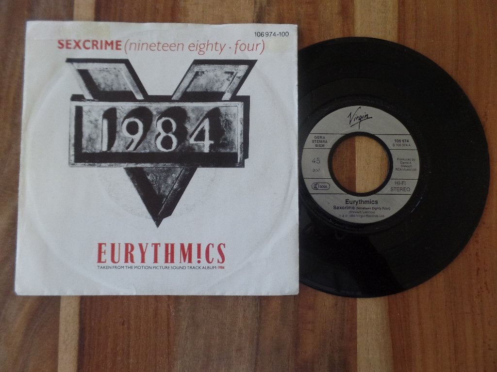 single  Eurythmics - Sexcrime (Nineteen Eighty  Four), Ophalen of Verzenden, Gebruikt, 7 inch, Pop