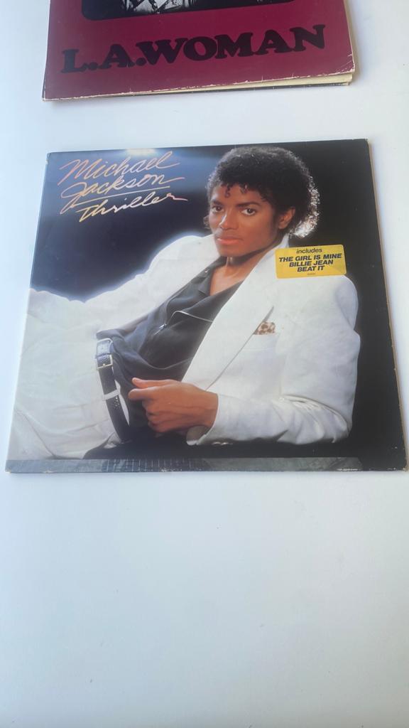 Lp Michael Jackson, thriller, Cd's en Dvd's, Vinyl | Pop, Zo goed als nieuw, Overige formaten, Ophalen of Verzenden