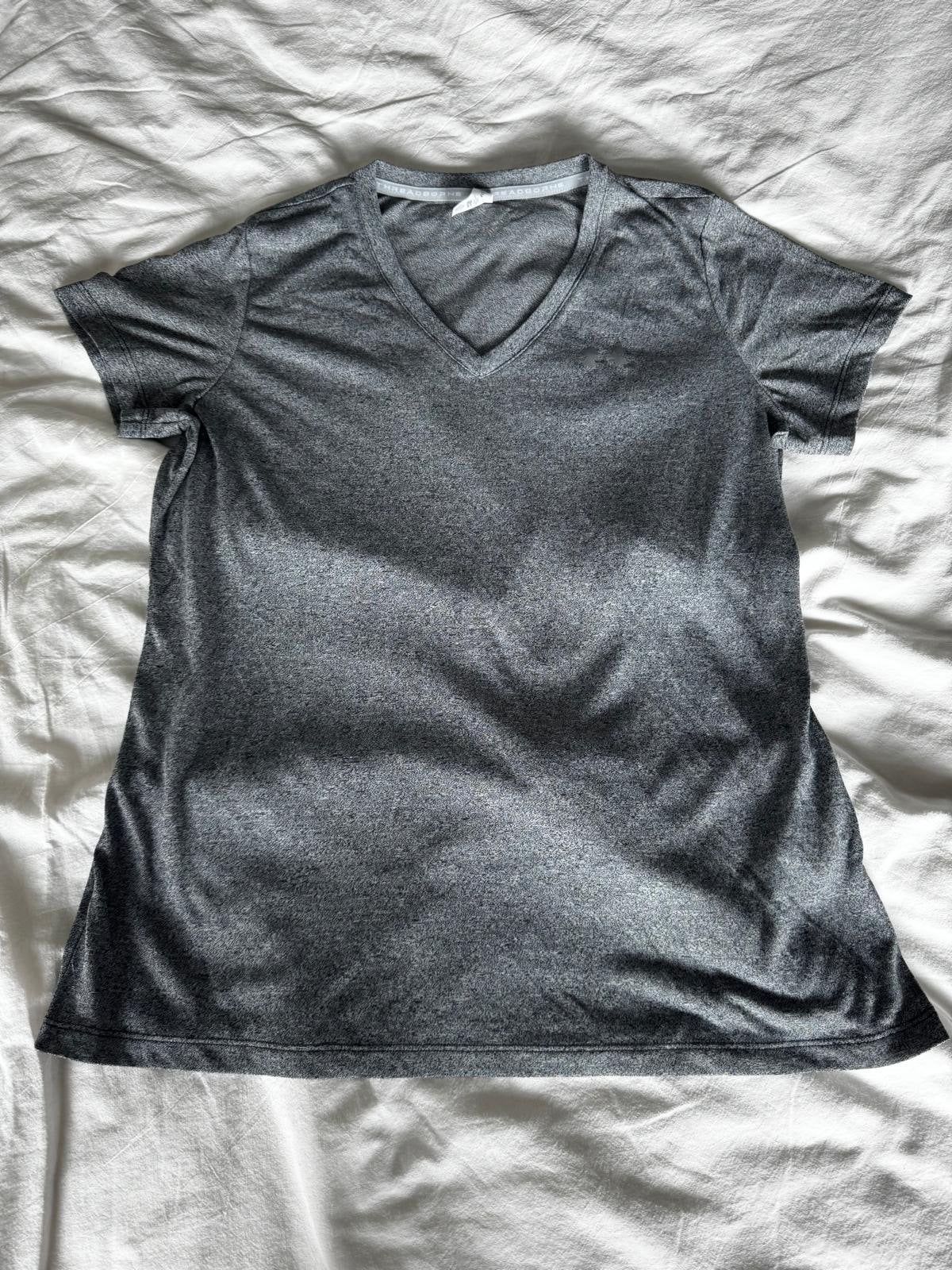 Under Armour sport T-shirt maat M 100% polyester, Maat 38/40 (M), Ophalen of Verzenden, Grijs, Fitness of Aerobics