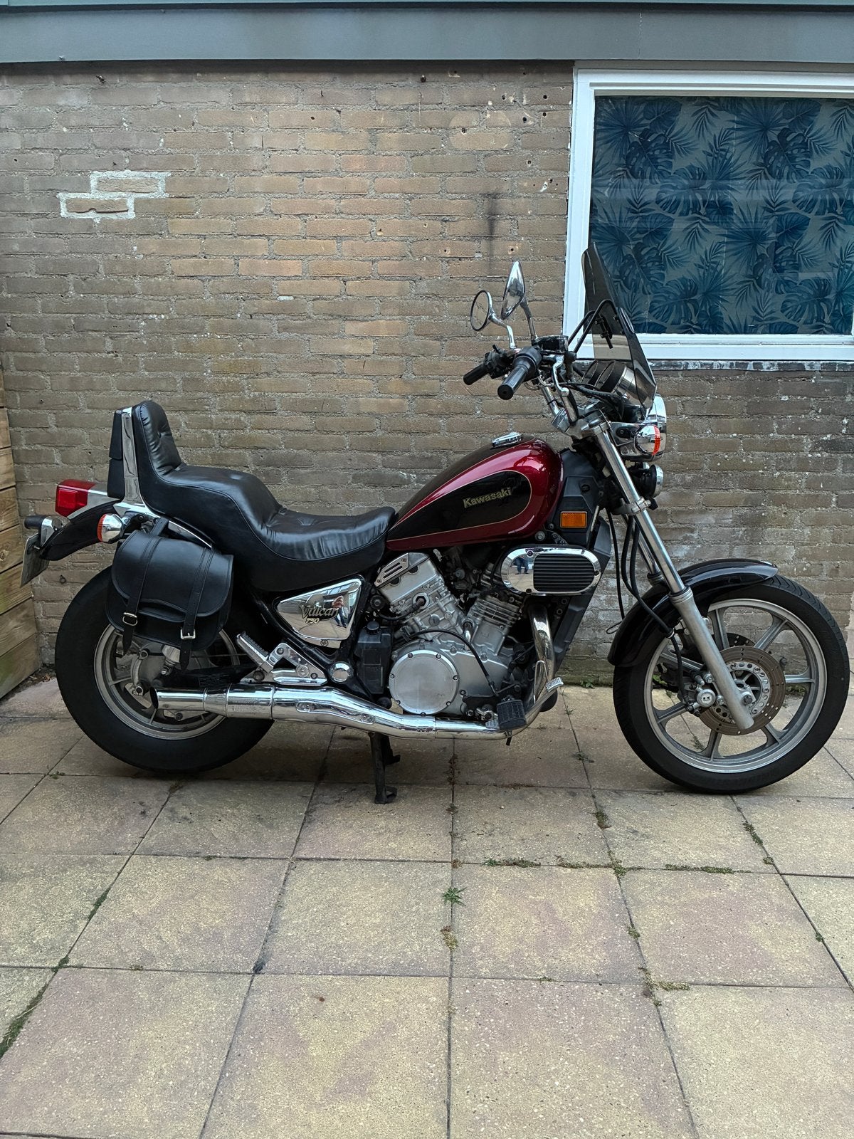 Kawasaki Vulcan 750 VN Chopper, Motoren, 750 cc, Cardan-aandrijving, 2 cilinders, Gebruikt