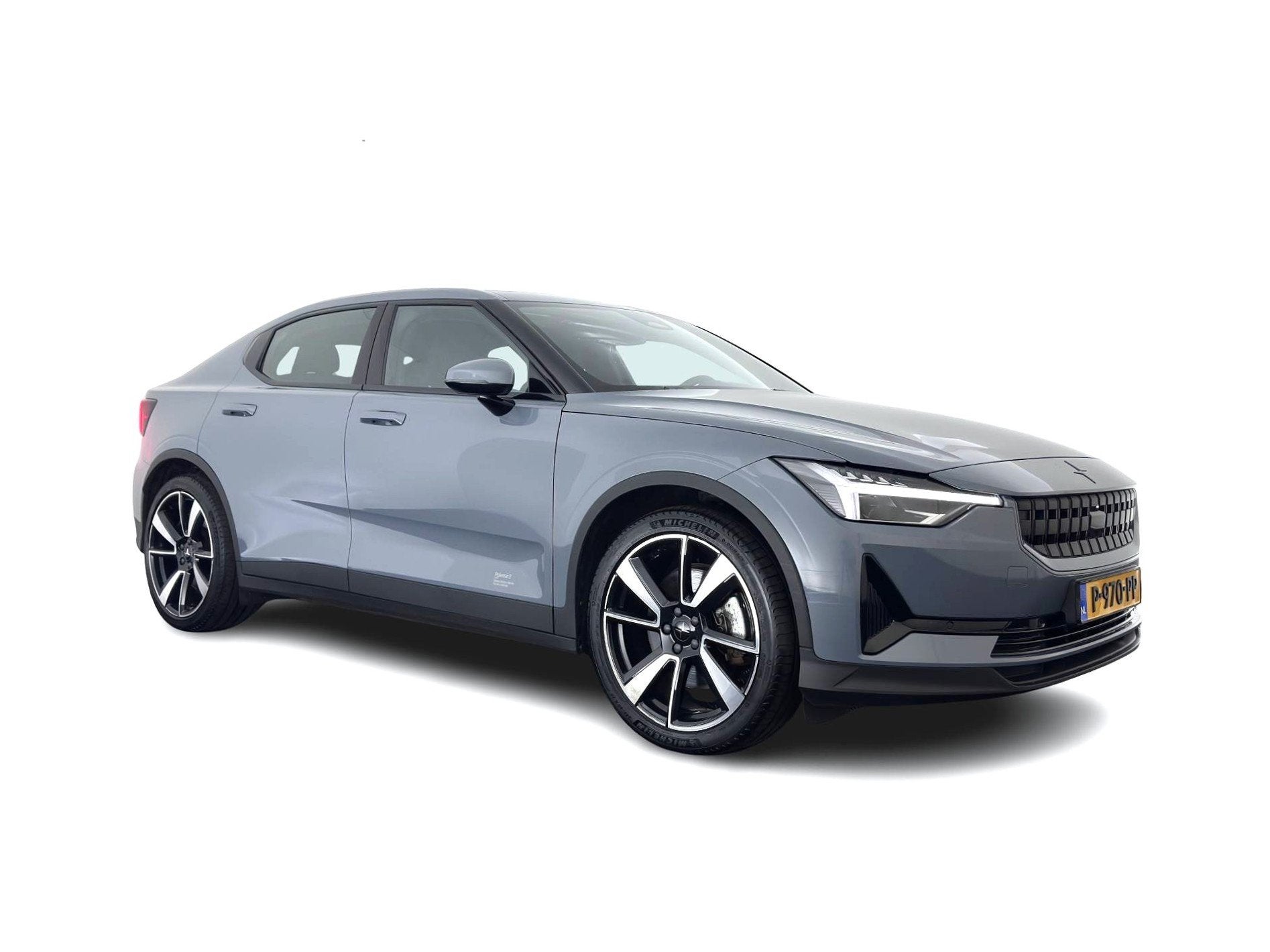 Polestar 2 Long Range Dual Motor 78 kWh [3-Fase-11kW] {SoH-8, Auto's, Polestar 2, Stof, Gebruikt, Zwart