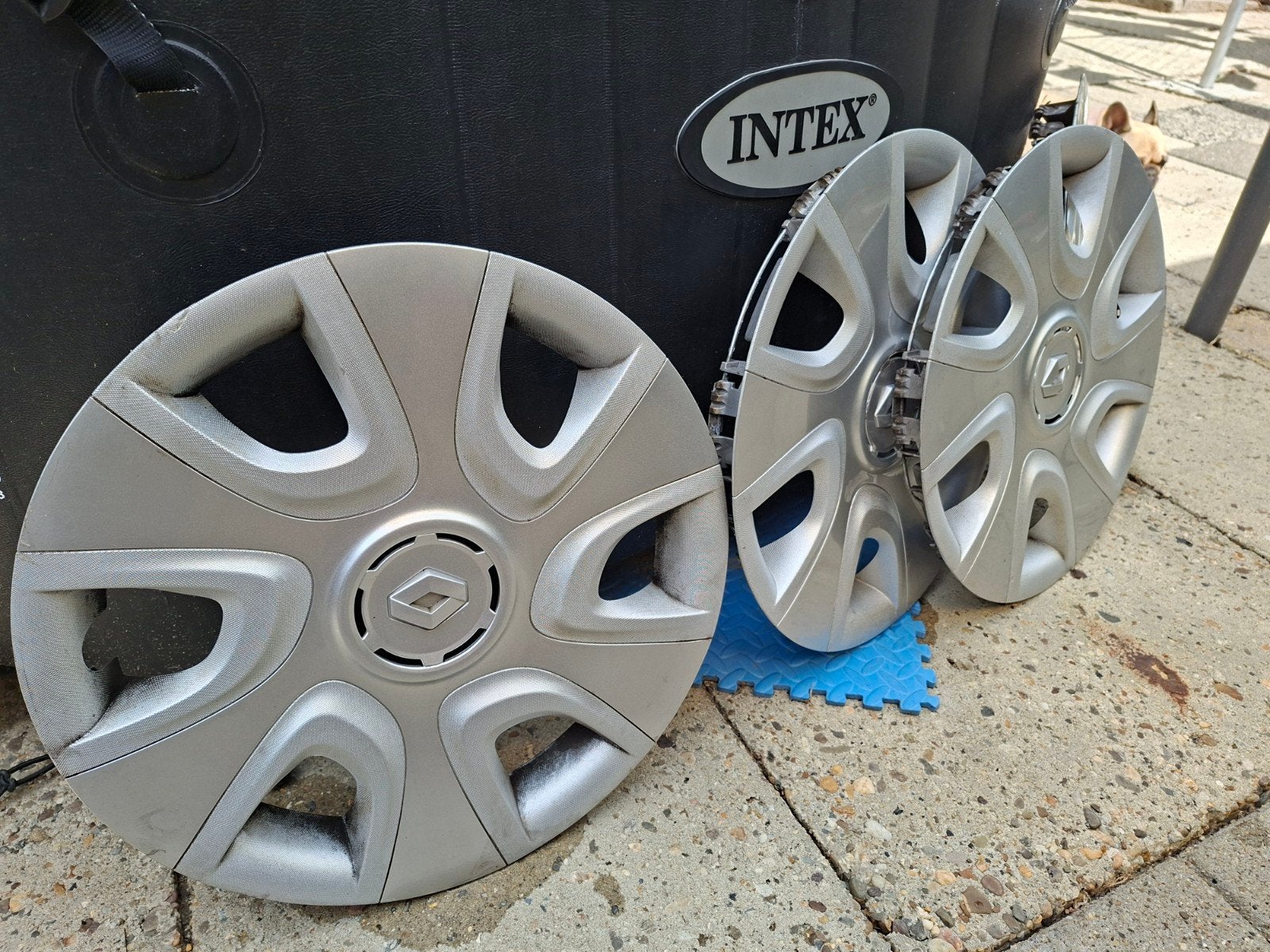 15 inch wieldoppen origineel Renault (Clio), Ophalen, Gebruikt