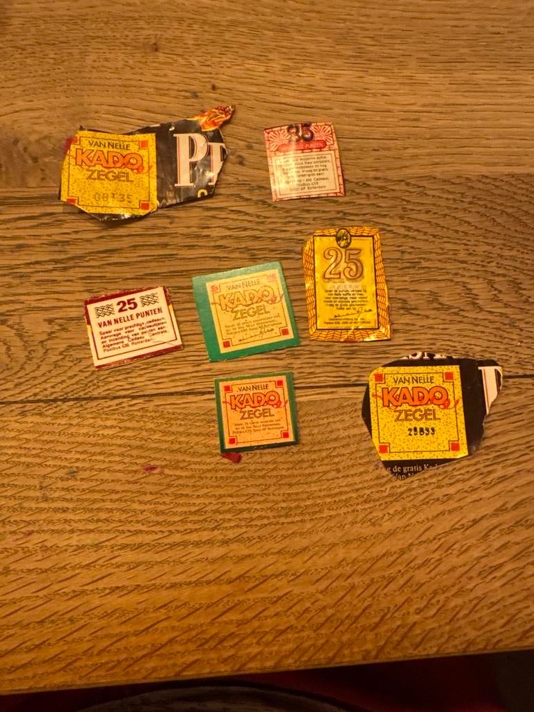 Van Nelle Kadozegels en Punten - Vintage Verzameling, Ophalen of Verzenden