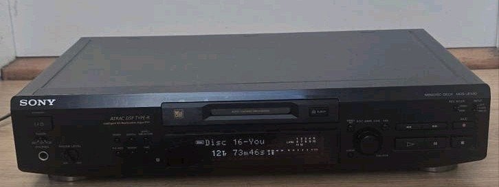 Sony MDS-JE530 Minidisc Recorder, Ophalen of Verzenden, Minidisc-recorder