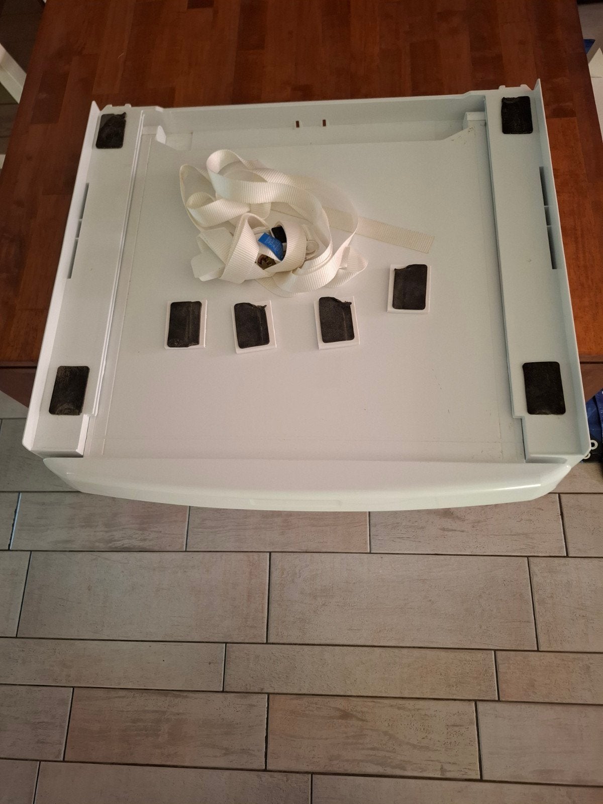 schuiflade voor droger en wasmachine, Ophalen, Gebruikt