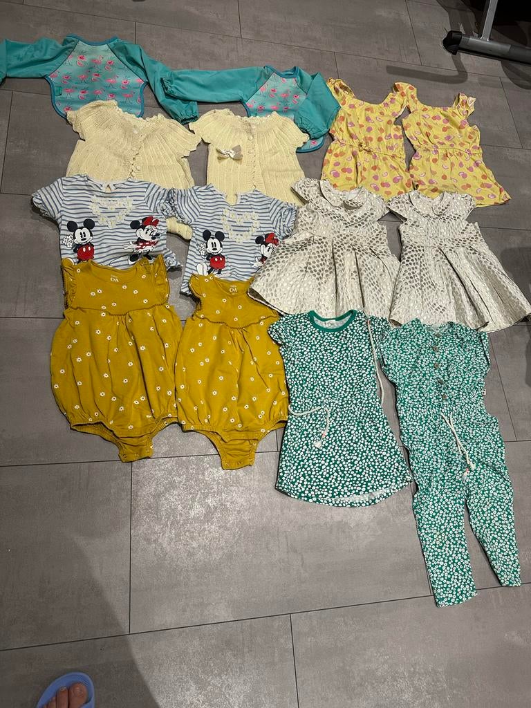 Tweeling kleding setten maten 98 tm 110, Ophalen of Verzenden, Gebruikt, Meisje