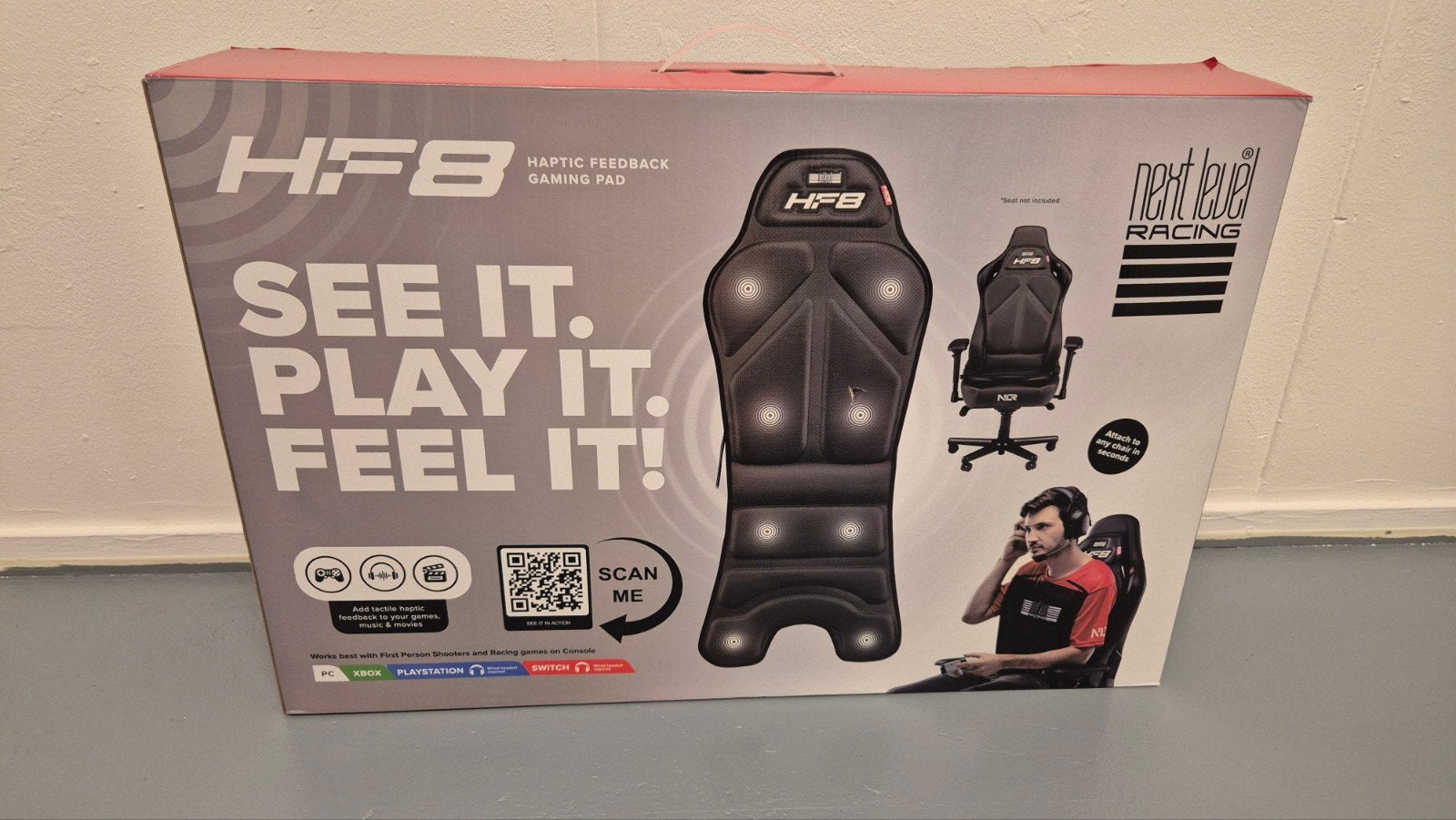 Next Level Racing HF8 Haptic Feedback Gaming Pad, Nieuw, Force feedback, Ophalen of Verzenden, PC