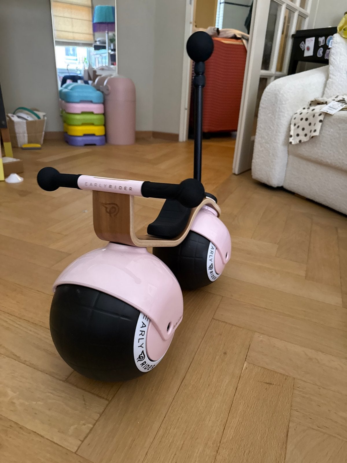 Early Rider Loopfiets Roze - Zo goed als nieuw, Ophalen, Zo goed als nieuw, Loopfiets