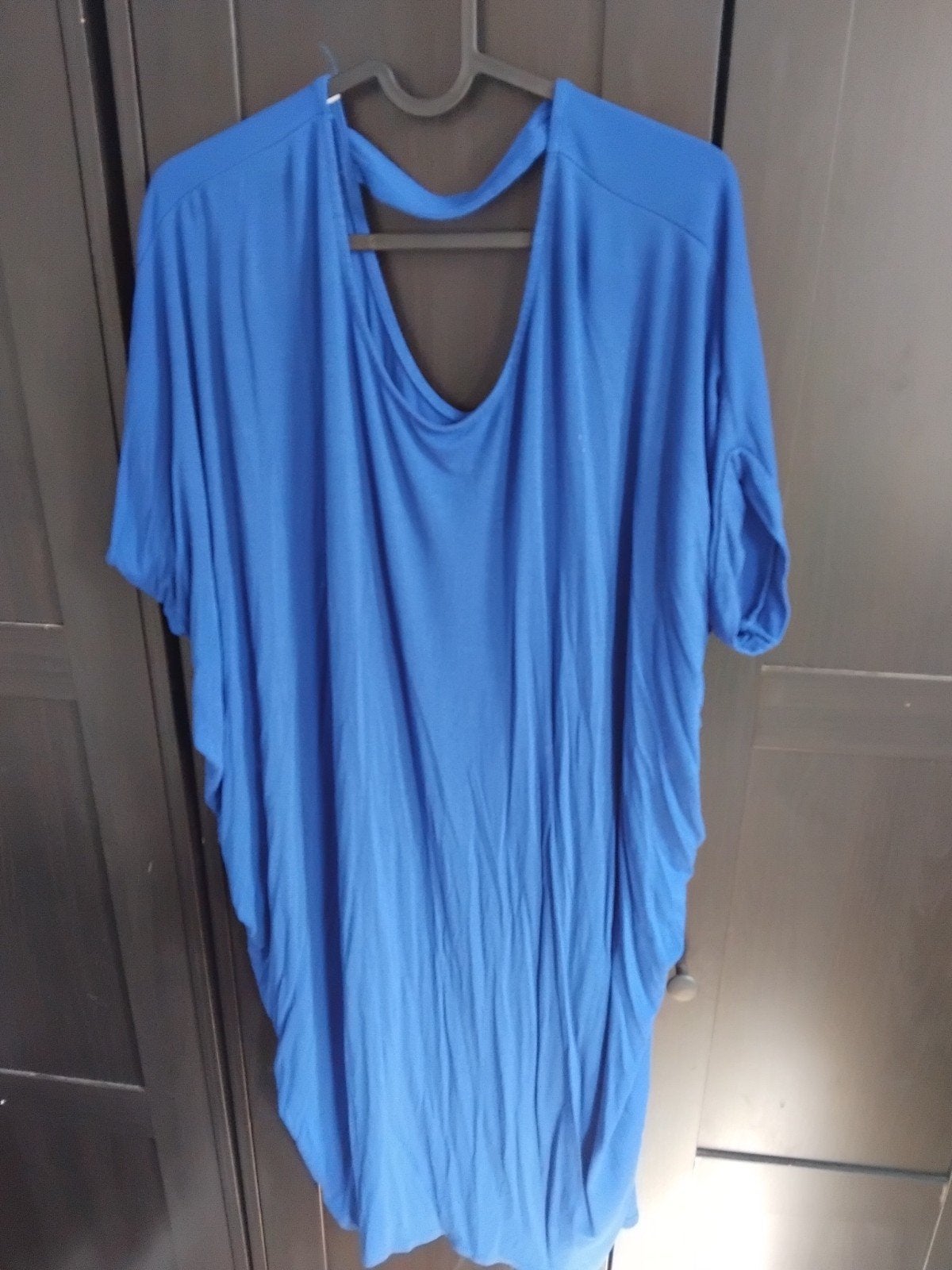 Blauwe jurk maat XL, Ophalen of Verzenden, Gedragen, Maat 46/48 (XL) of groter, Blauw