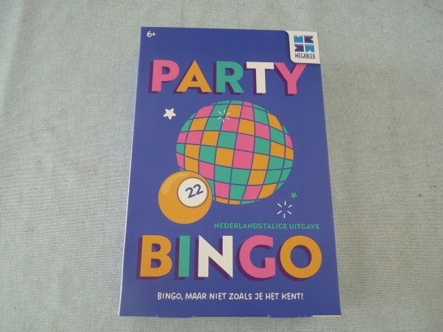 Party Bingo, Bingo maar zoals je het kent. Nieuw, Hobby en Vrije tijd, Een of twee spelers, Ophalen of Verzenden, Nieuw, Megableu