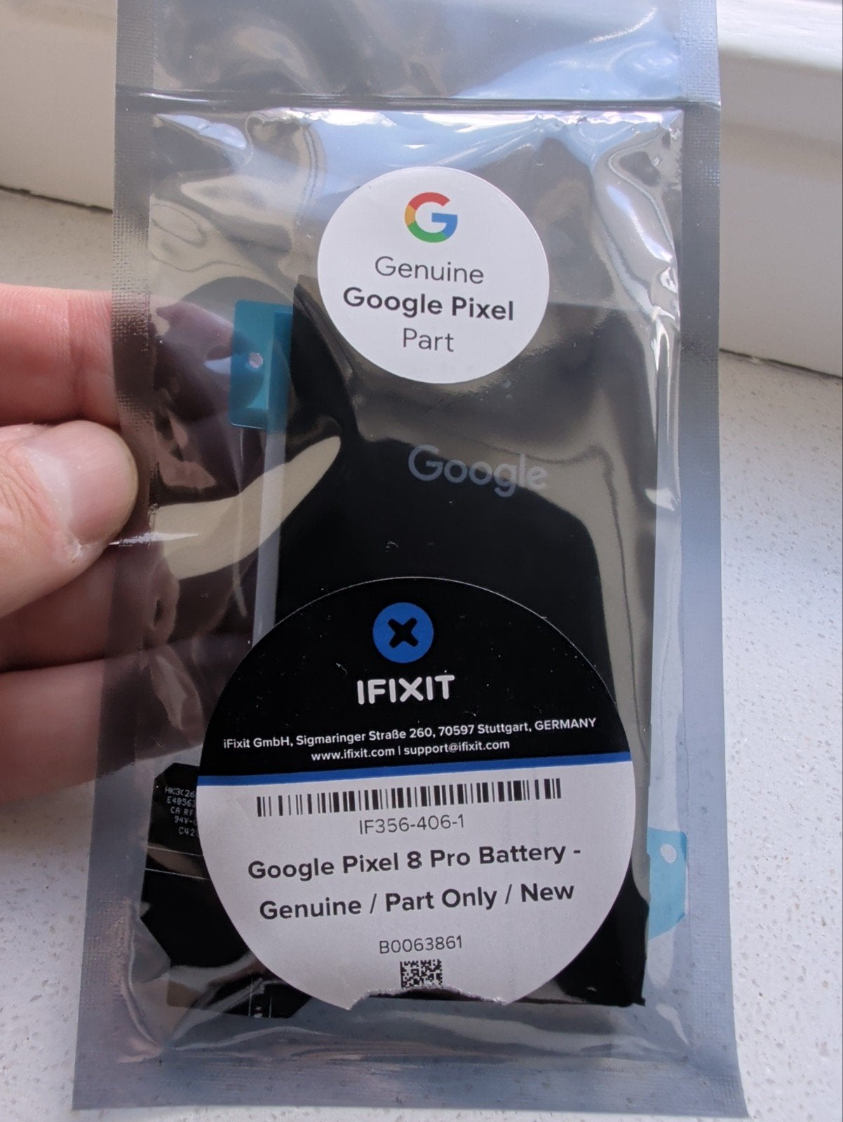 Originele Google Pixel 8 Pro Batterij - Nieuw, Ophalen, Nieuw