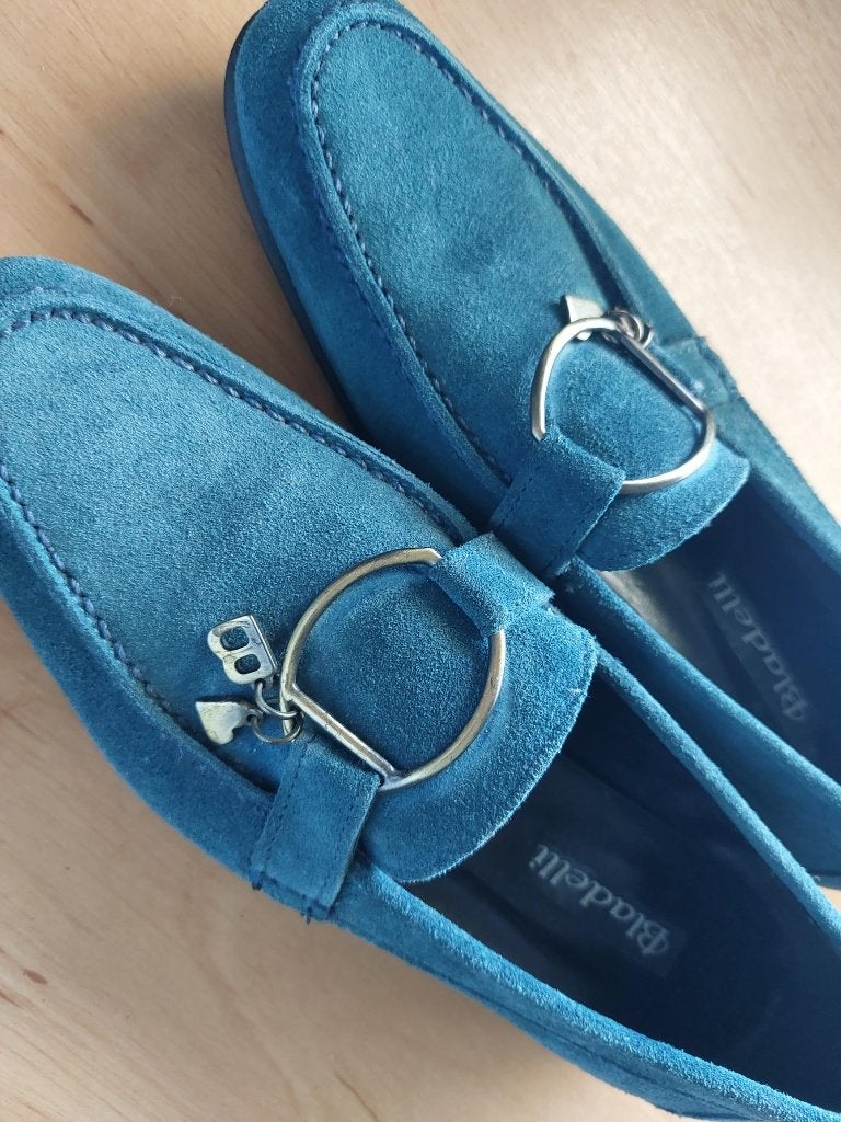 Moccasins Bladelli petrol maat 37, Kleding | Dames, Schoenen, Bladelli, Overige kleuren, Verzenden, Nieuw