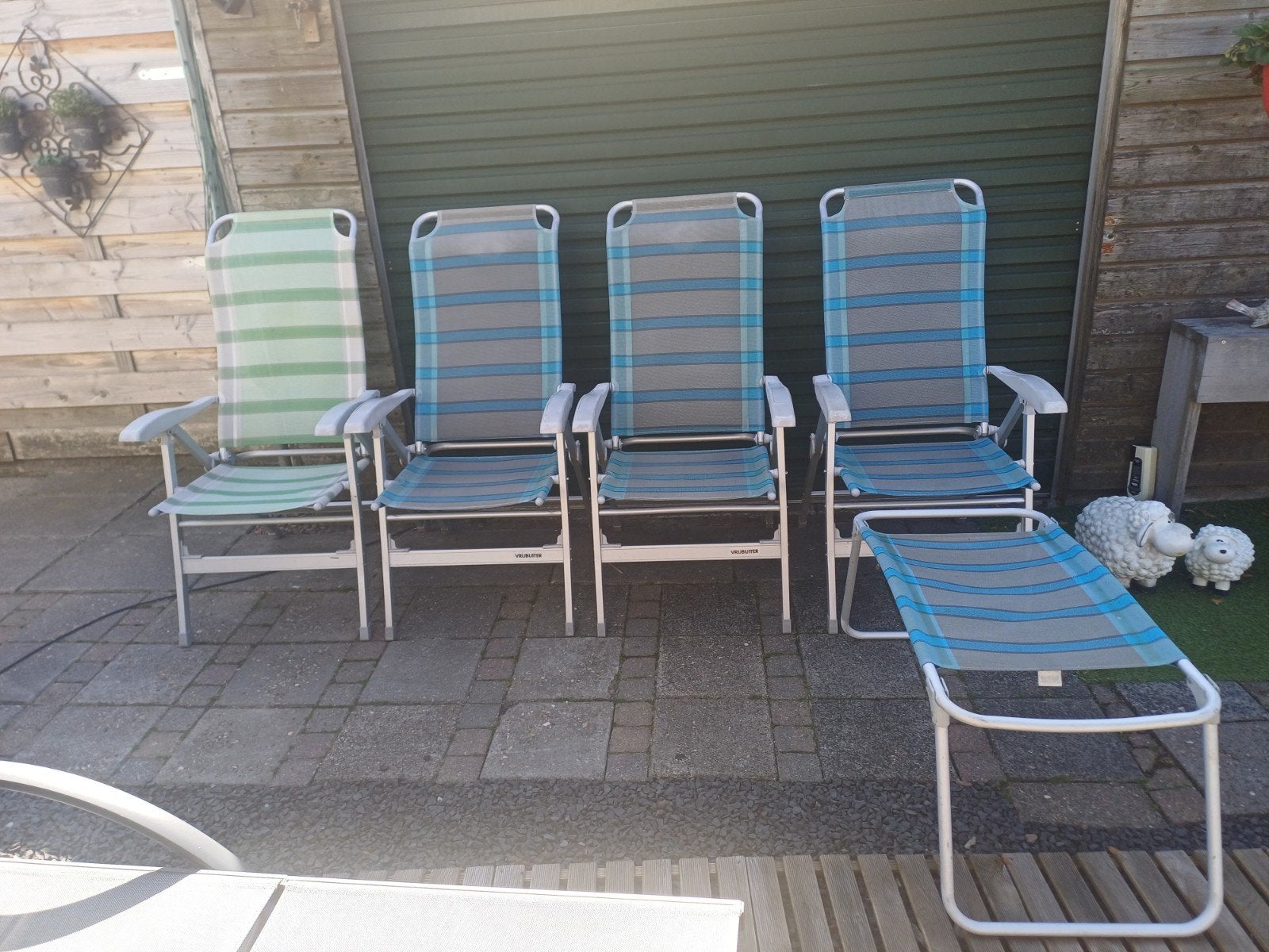 4 camping stoelen van de vrijbuiter zitten nog prima, Ophalen, Campingstoel