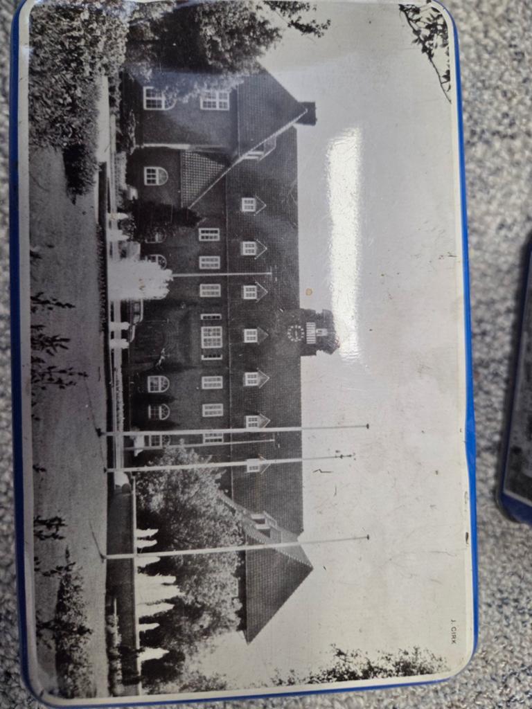 Vintage Arnhem zwolle blik kerk blikken, Verzamelen, Blikken, Ophalen of Verzenden