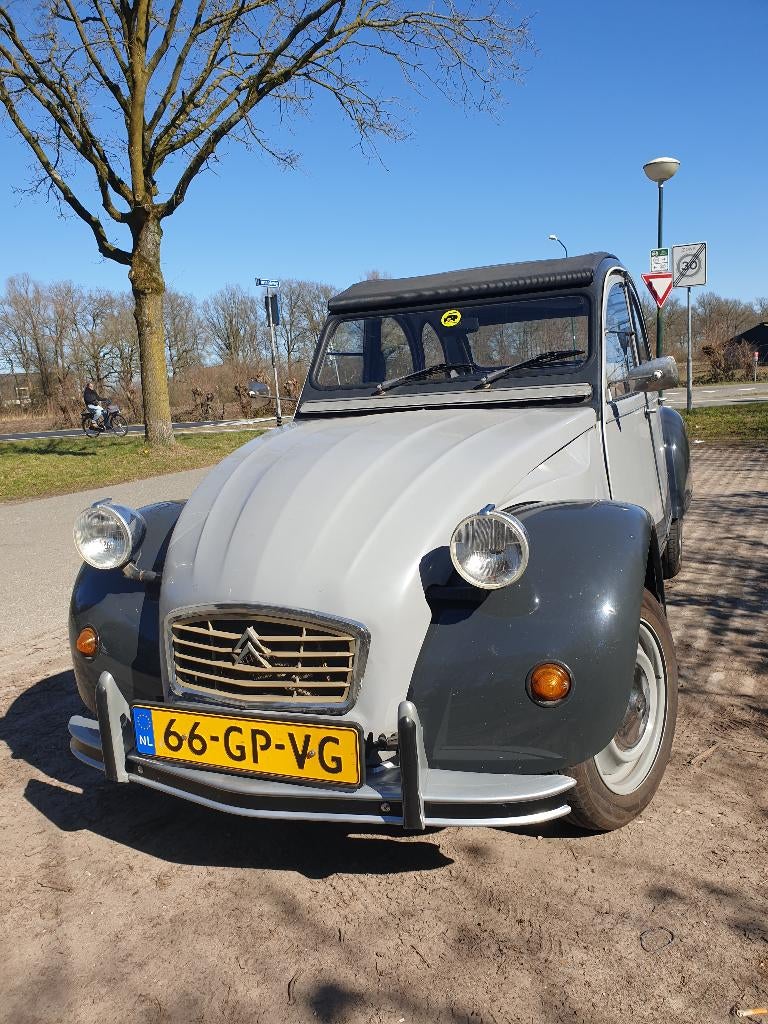 Citroën 2CV 0.6 Charleston 1985 Grijs, Voorwielaandrijving, Stof, 602 cc, 2CV
