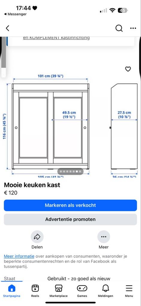 Witte vitrinekast met glazen schuifdeuren - IKEA, 100 tot 150 cm, Ophalen of Verzenden, Zo goed als nieuw, 25 tot 50 cm