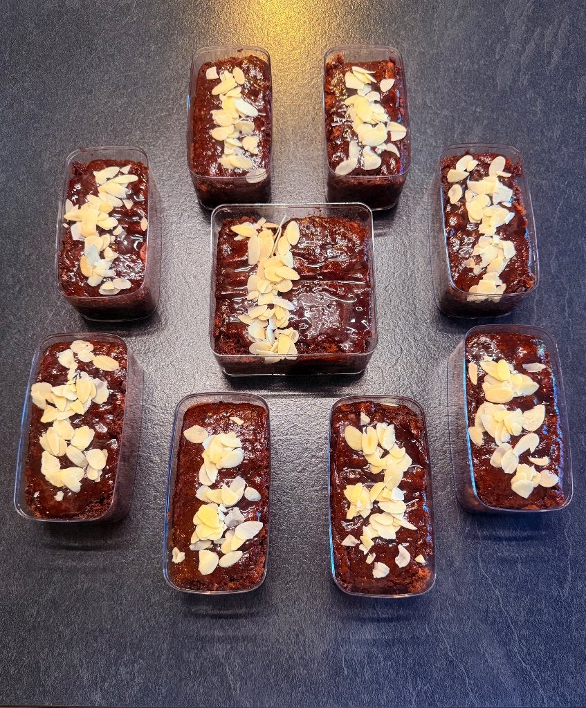 chocolade cake, Ophalen