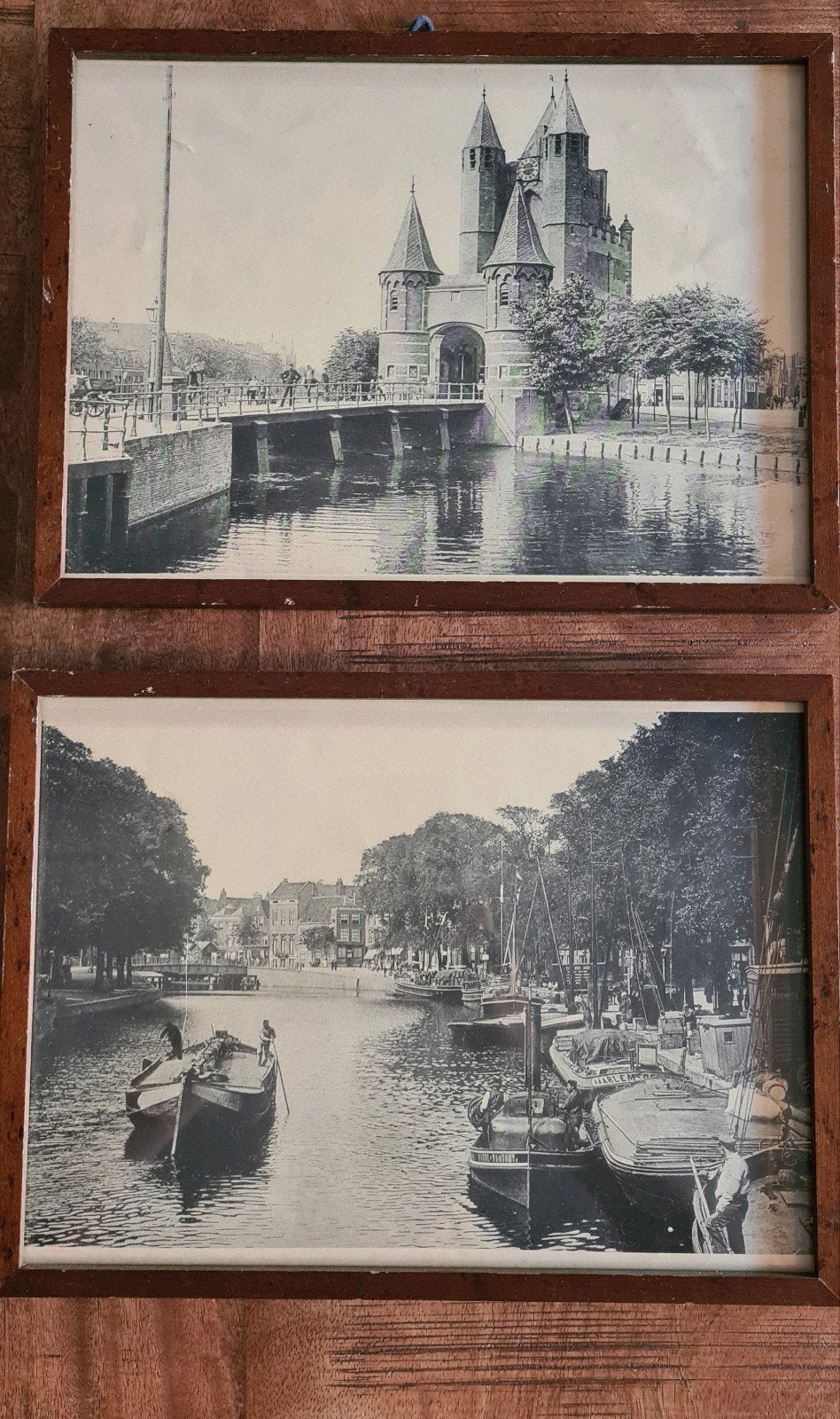 Haarlem; Amsterdamse Poort + Spaarne. Ook per stuk te koop, Antiek en Kunst, Ophalen of Verzenden
