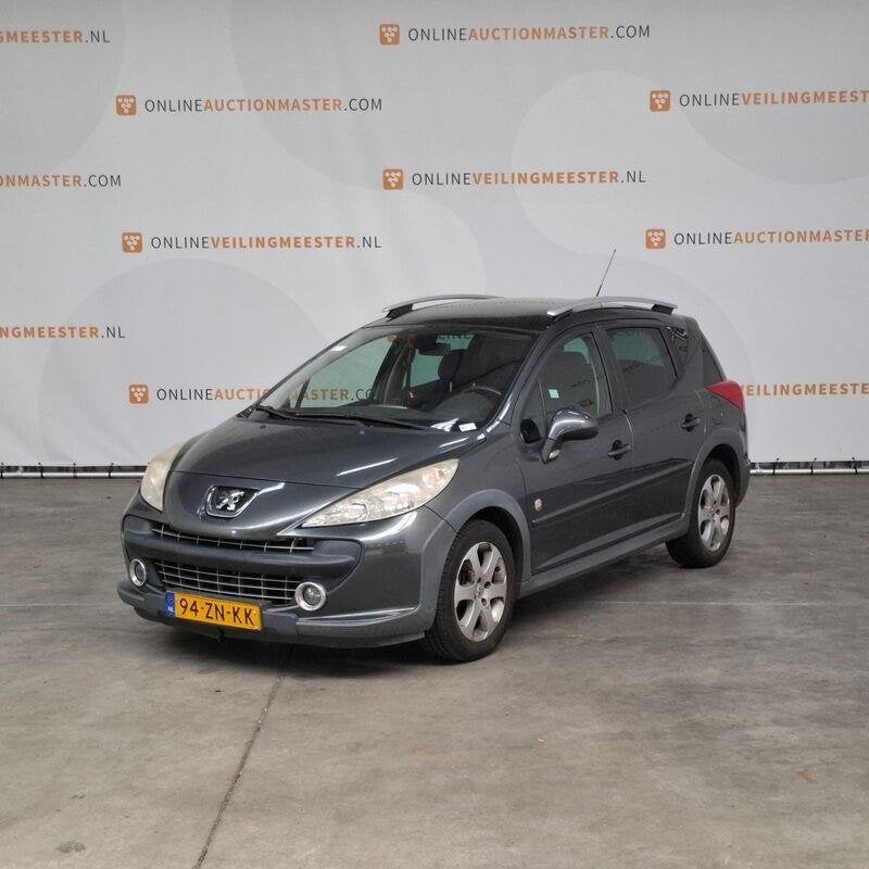 Personenauto, Peugeot, 207 SW Outdoor, 1.6 VTi XS, 2008, Verwarmde buitenspiegels, 4 cilinders, 1110 kg, Origineel Nederlands