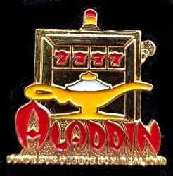 Aladdin pin- rood geel goudkleurig, Verzenden, Nieuw, Figuurtje