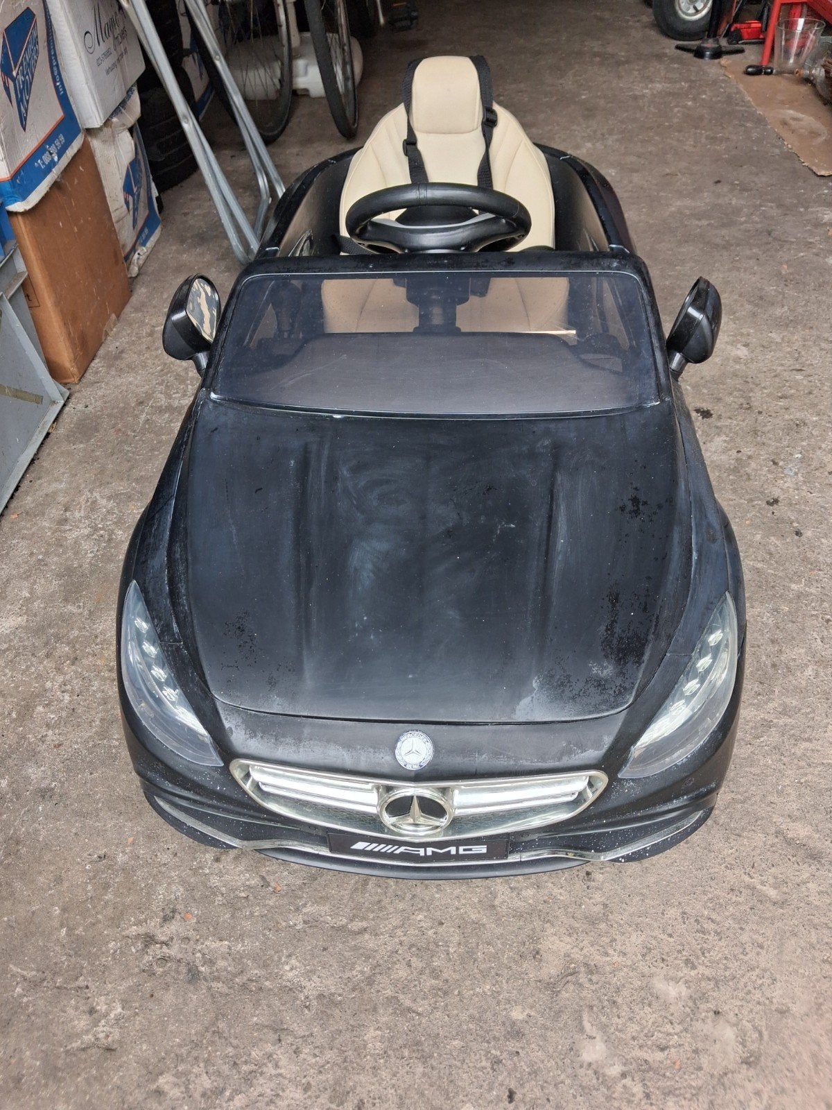 Elektrische mercedes auto, Ophalen, Gebruikt