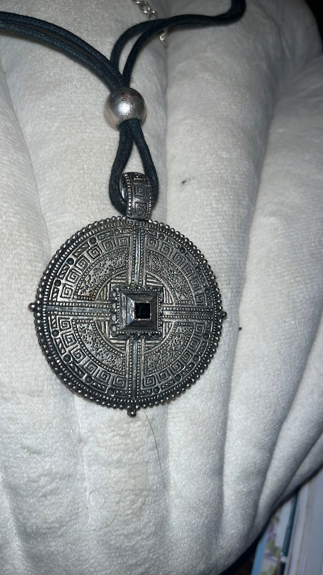 Mooie hanger, Ophalen of Verzenden, Zo goed als nieuw, Zilver, Overige materialen