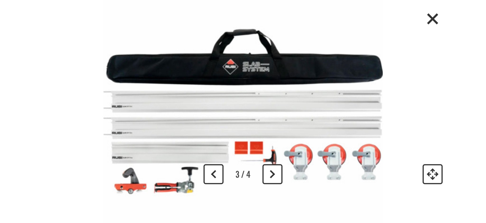 Rubi Slim Cutter G2 Set - Tegelsnijder voor groot formaat, Ophalen of Verzenden, Zo goed als nieuw