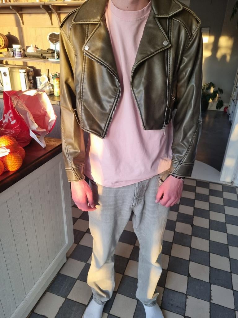 Zara Cropped Bikerjack - Maat XS, Zara, Ophalen of Verzenden, Maat 34 (XS) of kleiner, Gedragen