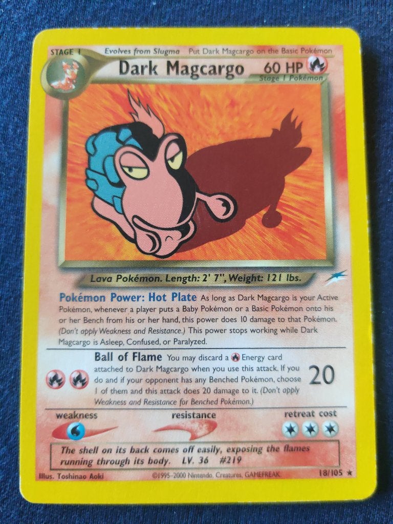 Dark Magcargo - Neo Destiny 18/105 - Near Mint, Ophalen of Verzenden, Nieuw