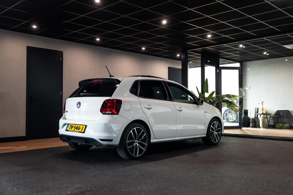 Volkswagen Polo 1.8 TSI GTI | Pano | Navi | Led | (bj 2017), 12 maanden, Stof, Gebruikt, Wit
