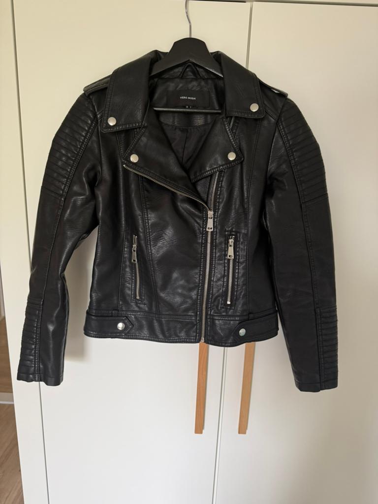 Veromoda biker jacket mt. M, Verzenden, Zo goed als nieuw, Maat 38/40 (M), Zwart