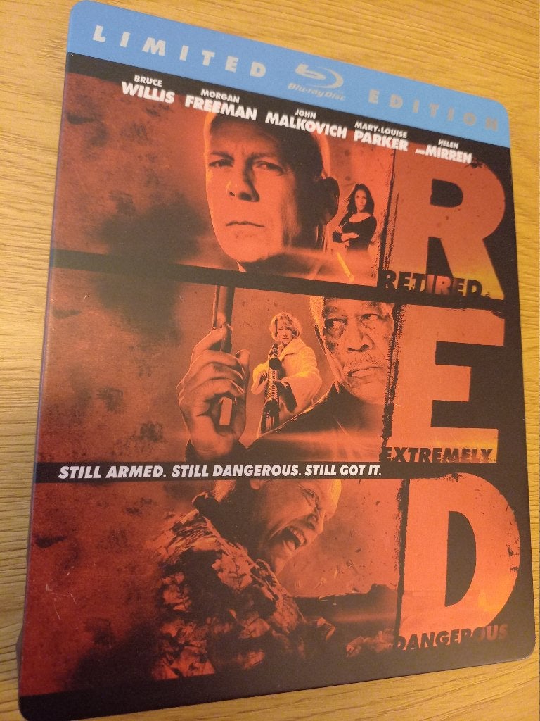 RED Steelbook Limited Edition, Nederlands, Film, Actie, Ophalen of Verzenden