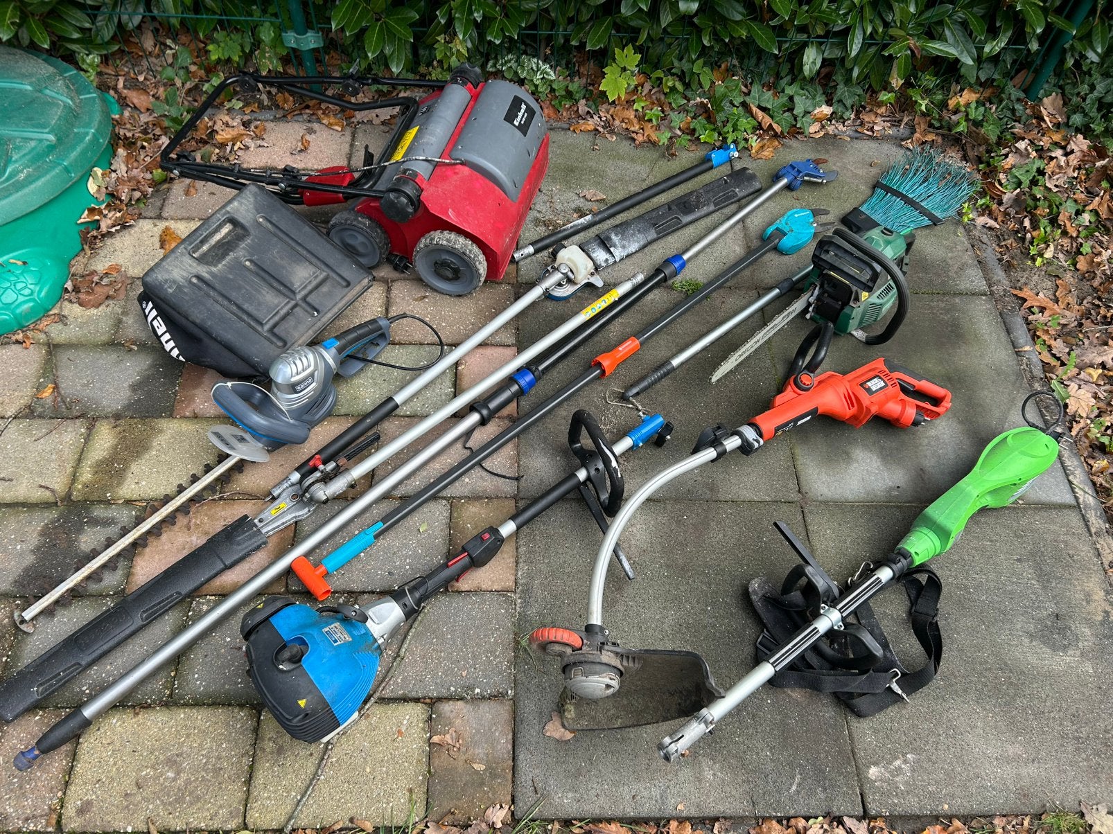 Tuingereedschap, Ophalen, Gebruikt