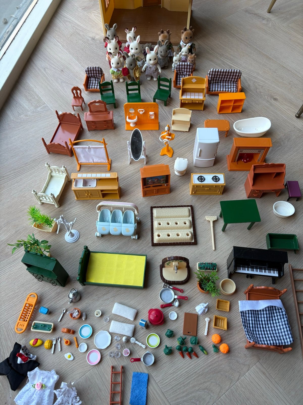 Sylvanian Families House met complete inrichting, Ophalen, Gebruikt, Poppenhuis