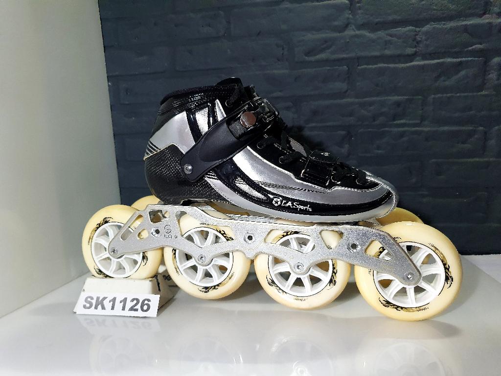 LA Sports Pro Skeelers Skates 4x110 110mm Wielen Maat 45, Overige merken, Verzenden, Nieuw, Kinderen
