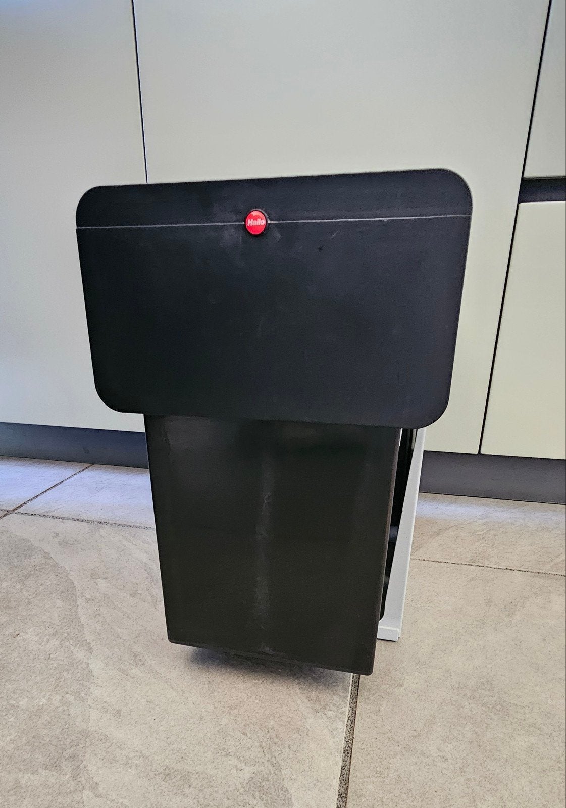 Hailo Inbouw Prullenbak 3 x 10 Ltr, Ophalen, Kunststof, Gebruikt, 20 tot 30 liter
