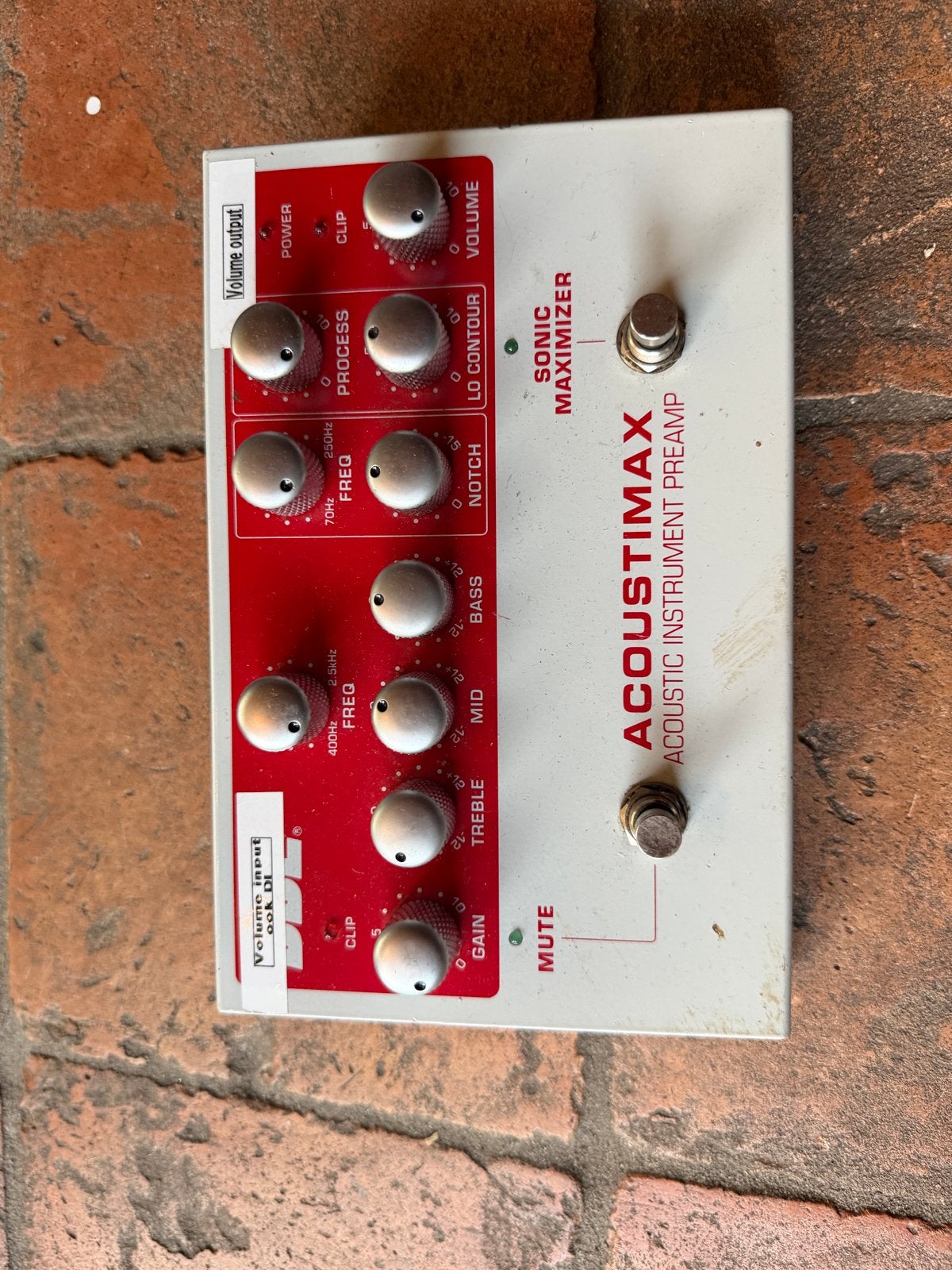 BBE Acoustimax Akoestische Instrument Preamp, Ophalen of Verzenden, Gebruikt, Overige typen